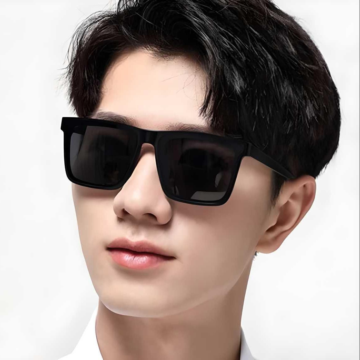 Polarized Retro Square Sunglasses